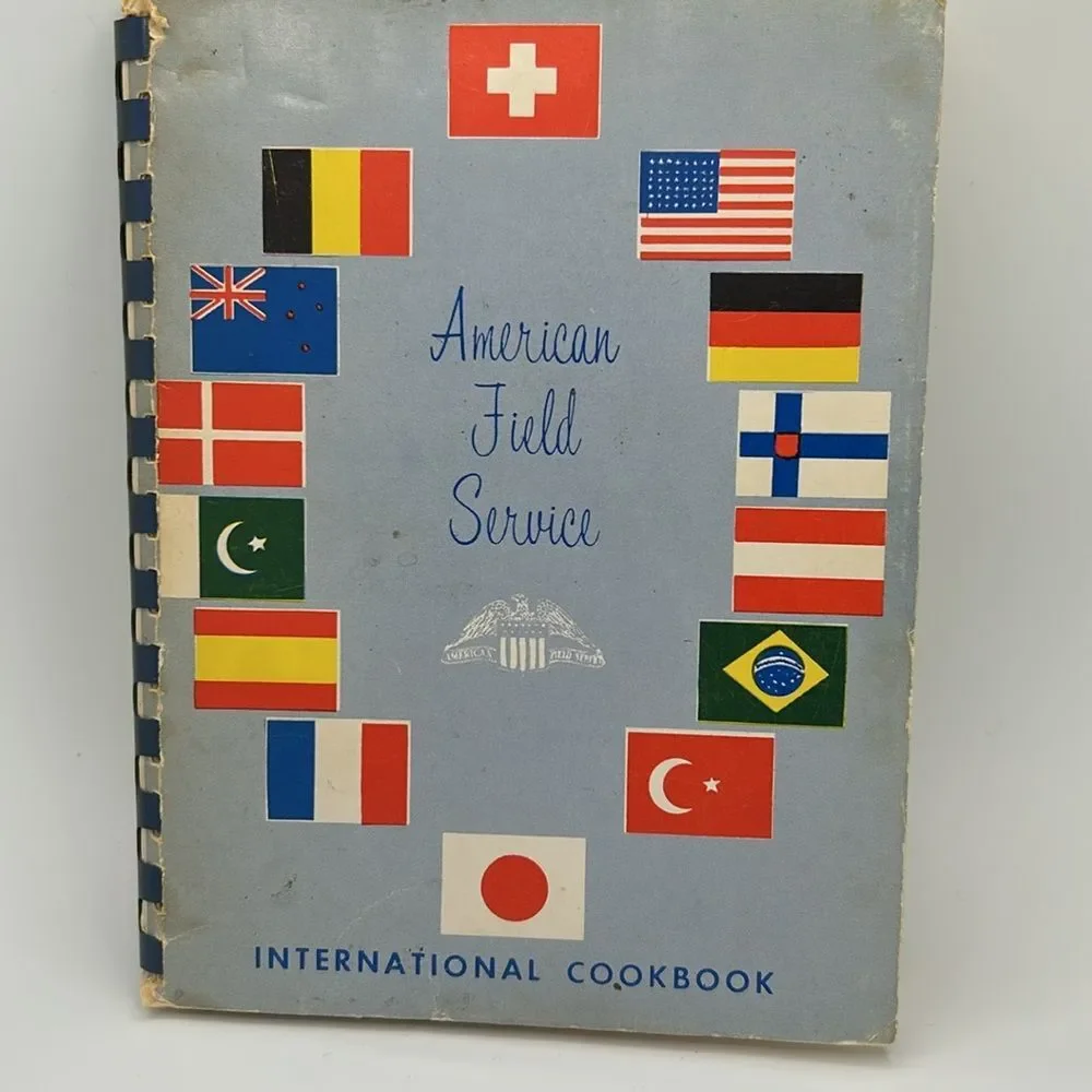 Mid-century American Field Service International Cookbook